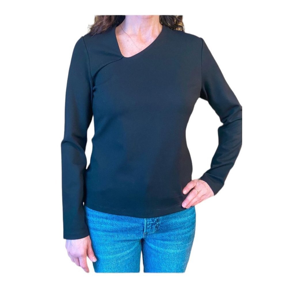 NWT JUST‎ FEMALE ENJOY BLOUSE | BLACK Size XL